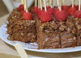 طريقة عمل كيك تشوكو رايز