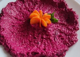 طريقة عمل مقبلات الشمندر المهروس بالليمون وزيت الزيتون