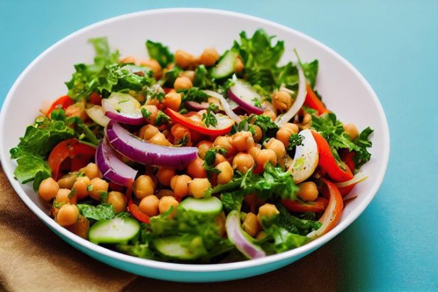 طريقة عمل سلطة بتلات الورد والتفاح الاخضر بصلصة الكمون المحمص