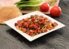 طريقة عمل حمسة النقانق للسحور