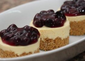 طريقة عمل تشيز كيك بلوبيري بارد وسهل