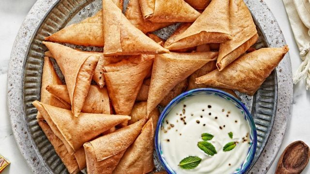 طريقة عمل سمبوسك اللحم والخضار