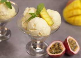 طريقة عمل آيس كريم الباشن فروت