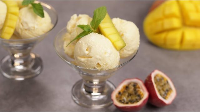 طريقة عمل آيس كريم الباشن فروت