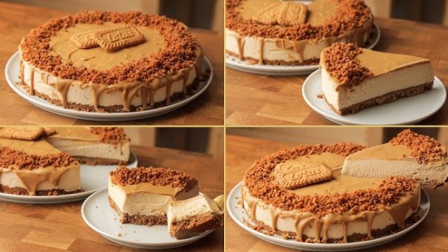 طريقة عمل تشيز كيك الطحينة المعجونة بمربى الجرجير