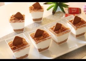 طريقة عمل كاسات اللوتس والشوكولاتة
