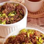 طريقة عمل حلى سميد محموس بالفستق الحلبي