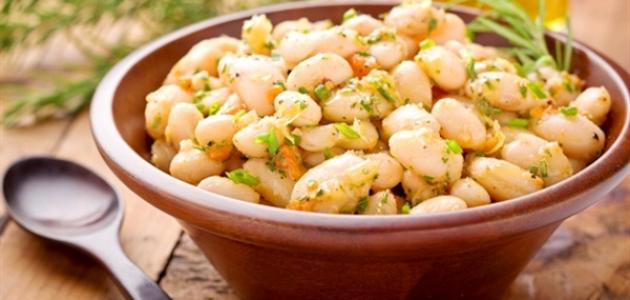 طريقة عمل سلطة الفاصولياء البيضاء ودبس الرمان