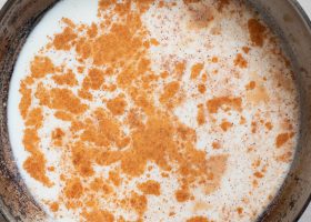 طريقة عمل ارز النسكافية بصوص الفانيليا المملحة