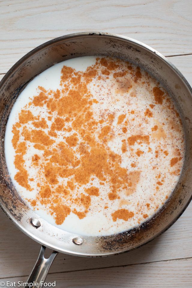 طريقة عمل ارز النسكافية بصوص الفانيليا المملحة