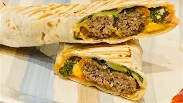 طريقة عمل ساندويش كباب لحم الغنم المشوي