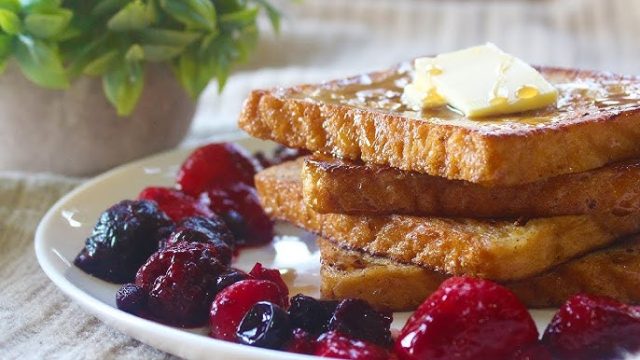 طريقة عمل فرنش توست بدون بيض