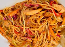 طريقة عمل مكرونة كانتون الصينية للرجيم