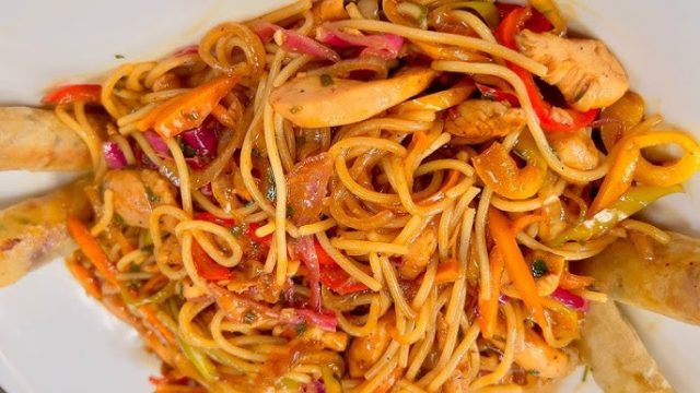 طريقة عمل مكرونة كانتون الصينية للرجيم