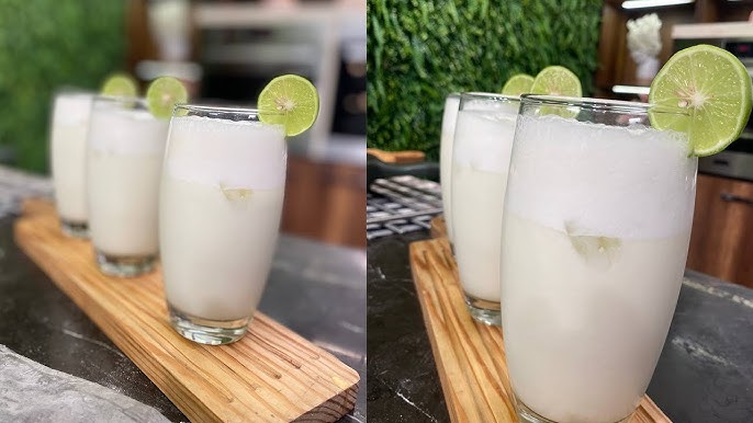 طريقة عمل لبن مثلج بالريحان والليمون الحامض