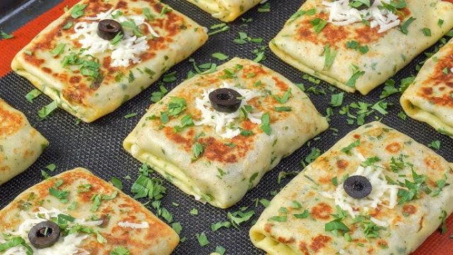 طريقة عمل كريب بالبيض والجبنة والعسل الأسود