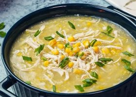 طريقة عمل شوربة ذرة بدون دجاج