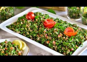 طريقة عمل تبولة البطيخ بالفريك والريحان