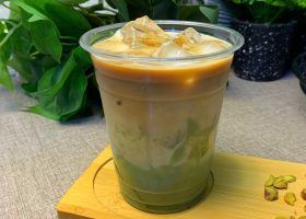 طريقة عمل آيس بستاشيو لاتيه