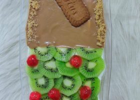 طريقة عمل كنافة بالكيوي والليمون المجفف