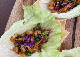 طريقة عمل لفائف خس بالرز البارد والنعناع والفستق الحلبى