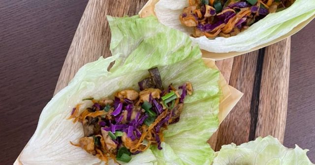 طريقة عمل لفائف خس بالرز البارد والنعناع والفستق الحلبى