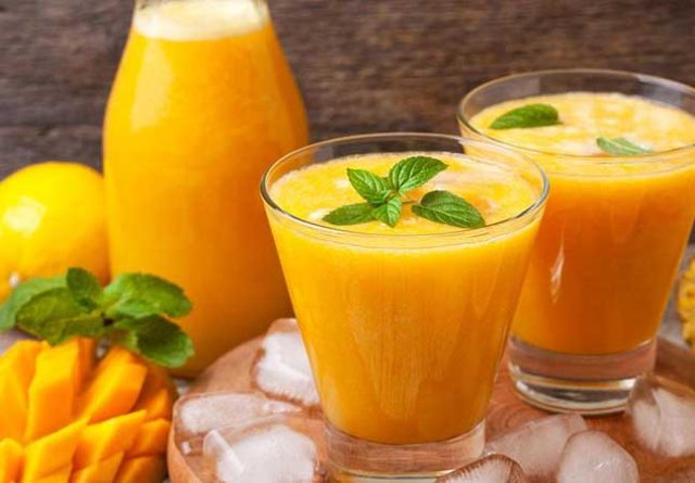 طريقة عمل سموثي مانجو وفلفل احمر حلو