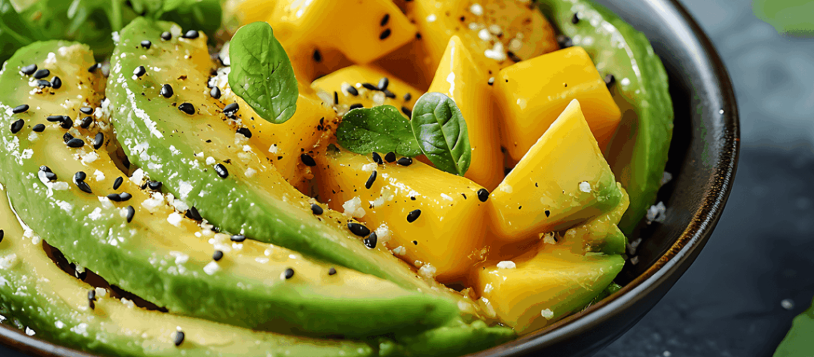 طريقة عمل لفائف الخيار و الافوكادو والمانجو وصوص الصويا بالعسل