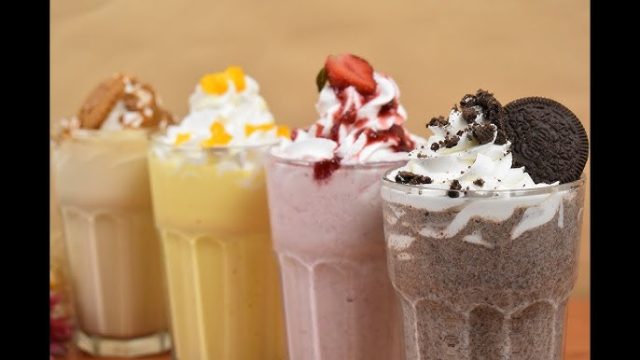 طريقة عمل ميلك شيك التمر الهندي والايس كريم بالفانيليا