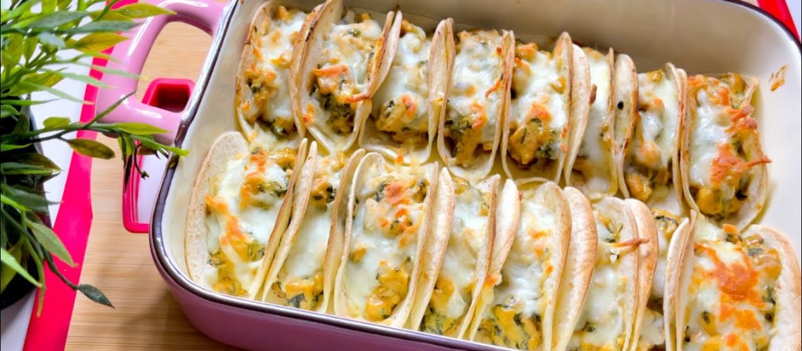 طريقة عمل مينى تاكو خبز شامى بالمانجو والدجاج المشوى