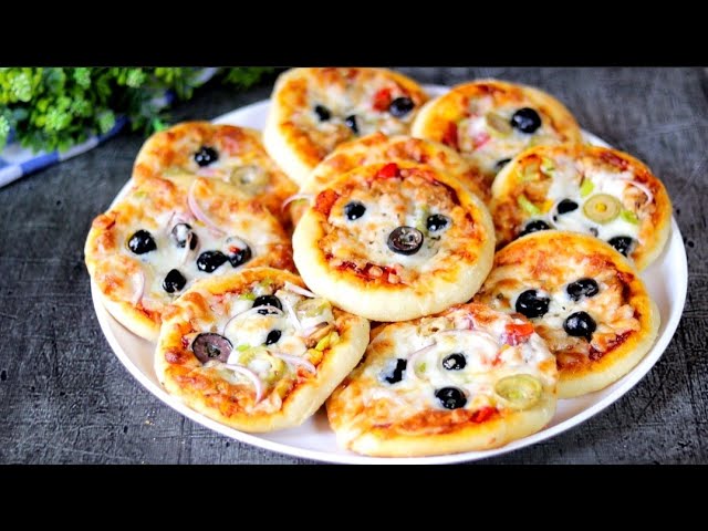 طريقة عمل مينى بيتزا بالتين والعسل الأبيض
