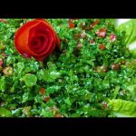 طريقة عمل تبولة خيار باللبنة والنعناع المفروم