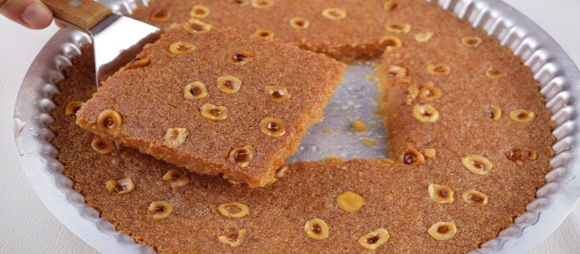 طريقة عمل البسبوسة الحجازية