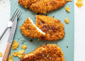 طريقة عمل صدور دجاج كريسبي مقرمشة