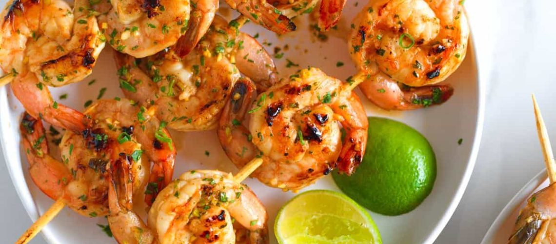 طريقة عمل الروبيان المشوي بالصويا صوص