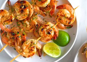 طريقة عمل الروبيان المشوي بالصويا صوص