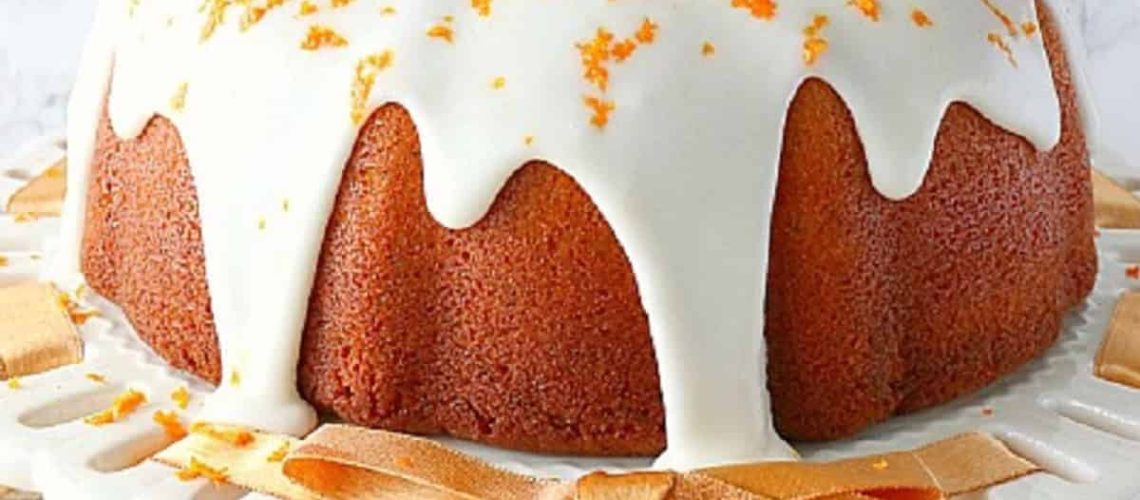 طريقة عمل كيك البرتقال بالسكر البودر