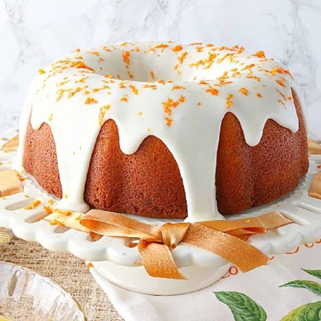 طريقة عمل كيك البرتقال بالسكر البودر