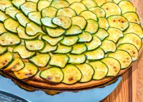 طريقة عمل تارت كوسة بالكاكاو وصوص الجبنة الكريمى