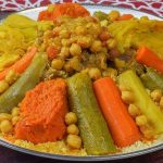طريقة عمل الكسكس المغربي بالدجاج