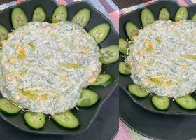 طريقة عمل شوربة خيار باردة بالزبادى والليمون الاخضر