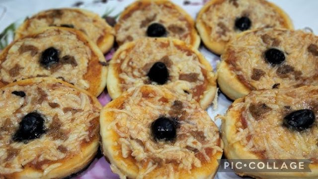 طريقة عمل ميني كيش بالبصل المكرمل و المشمش المجفف