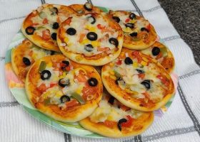 طريقة عمل بيتزا باردة بالريكوتا والخضار المشوى