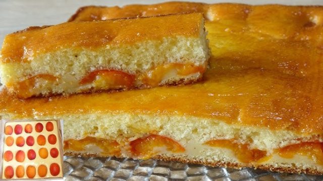 طريقة عمل كيك مشمش مجفف