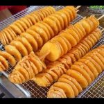 طريقة عمل عيدان البطاطس الحلزونية