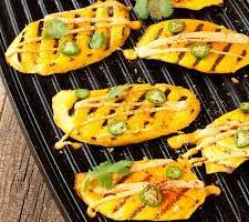 طريقة عمل بارفيه المانجو المشوي بالطحينة  والعسل الأسود