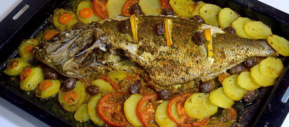 طريقة عمل سمك اللقز مع الهليون الأخضر