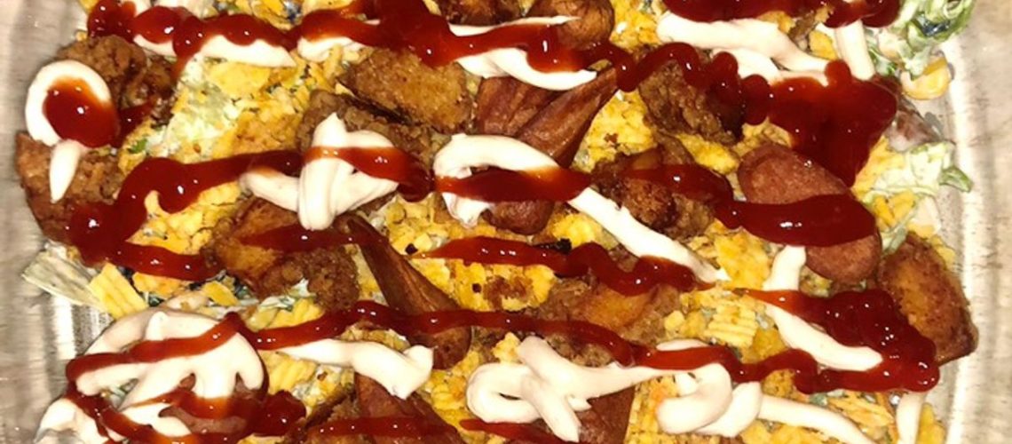 طريقة عمل سلطة زنجر دجاج بافلو