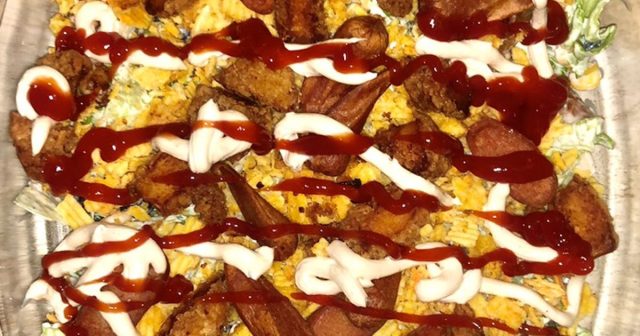 طريقة عمل سلطة زنجر دجاج بافلو