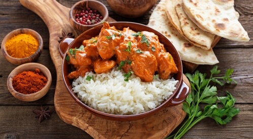 طريقة عمل دجاج المسالا بالزبادي